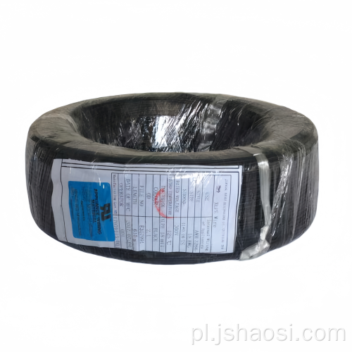 Usieciowana izolacja polietylenowa AWM3266 18# czarny drut